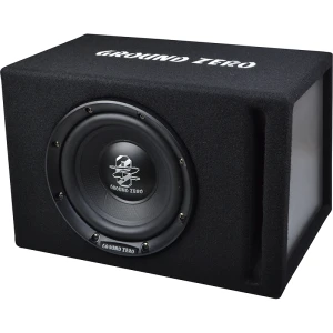Ground Zero GZIB 20BR subwoofer házban, kiváló hangzásért.