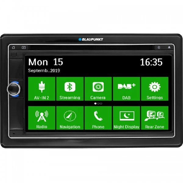 Blaupunkt Las Vegas 690 DAB autórádió érintőképernyővel, modern autós szórakoztató rendszer.