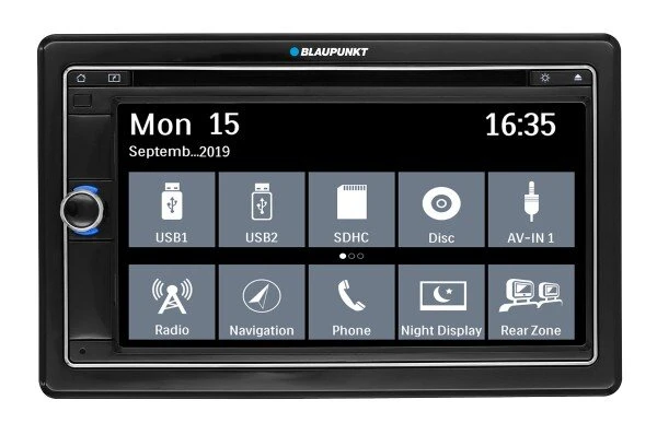 Autórádió Blaupunkt Las Vegas 690 DAB, modern autós multimédia rendszer DAB rádióval.