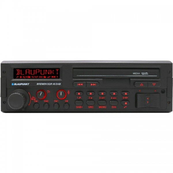 Autórádió Blaupunkt Bremen SQR 46 DAB, DAB+ rádióval és modern funkciókkal. Ideális autóhifi rendsze.