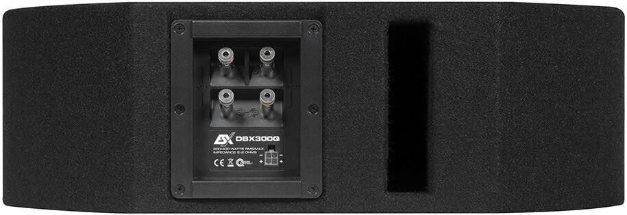 Subwoofer házban ESX DBX300Q hangszóró.