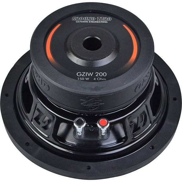 Ground Zero GZIW 200 mélynyomó hangszóró, 150W, 4 Ohm, kiváló hangminőségért.