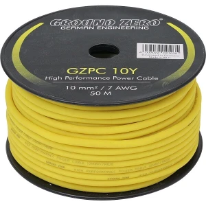 Ground Zero GZPC 10Y tápkábel, 1 méter hosszú, kiváló minőségű hangszóró kábel.