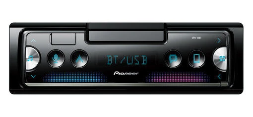 Pioneer SPH-10BT autórádió Bluetooth és hangszínszabályzóval.