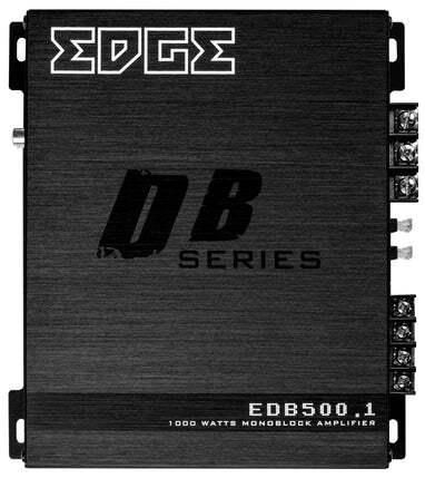 Autó erősítő Edge EDB500.1-E9, 1000 wattos monoblokk erősítő, kiváló hangminőség és teljesítmény.