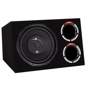 Vibe SLICKCBR12-V7 mélynyomó subwoofer házban, kiváló hangminőségért.