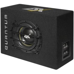 Subwoofer ESX QXB8 házban, kiváló hangzás és mély basszus hangok. Ideális autóhifi rendszerhez, erős.