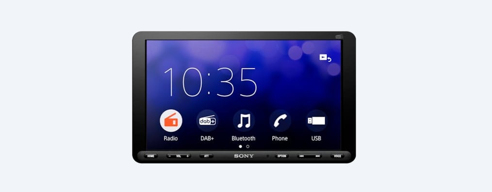 Sony XAV-AX8150 autórádió érintőképernyővel, autós multimédia rendszer, Bluetooth, DAB+.