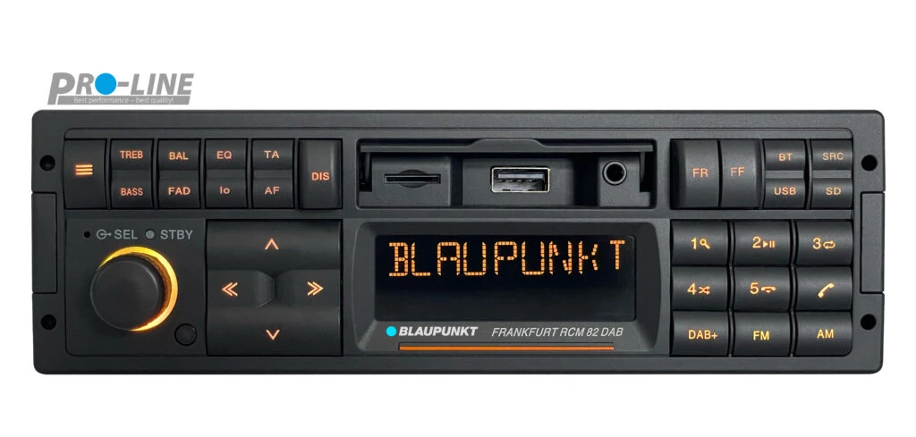 Autórádió Blaupunkt Frankfurt RCM 82 DAB - DAB+ digitális rádió és Bluetooth funkciók.