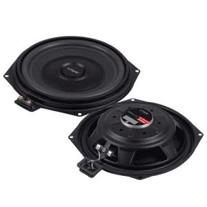 Vibe OPTISOUNDBMW82-V3 szubwoofer BMW-hez, kiváló hangminőség és mély basszus a járműben.