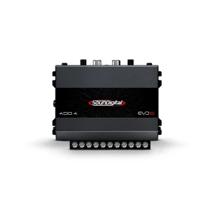 Autó erősítő Soundigital SD400.4 EVO6 4OHM, kiváló hangminőség és teljesítmény.