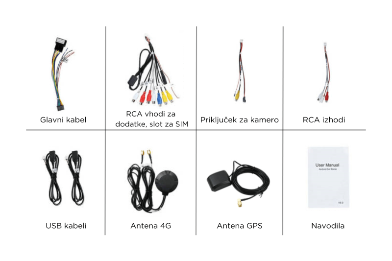 Android Autórádió univerzalni 1DIN/2-DIN - 10˝ 4GB - Image 8