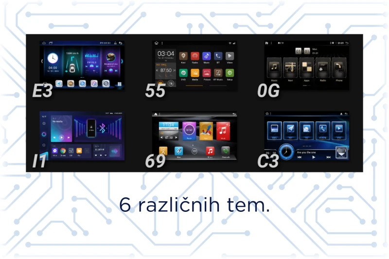 Android Autórádió univerzalni 1DIN/2-DIN - 10˝ 4GB - Image 7