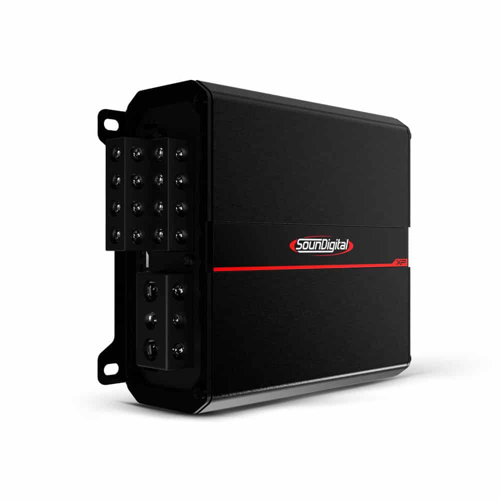 Autó erősítő Soundigital SD1200.4 XP 2OHM, kiváló hangminőség és teljesítmény a hangszóróknak.