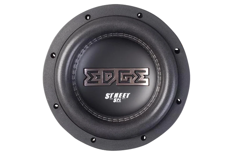 Edge EDP82SPL-E3 mélynyomó hangszóró, kiváló basszus teljesítménnyel, ideális autóhangrendszerekhez.