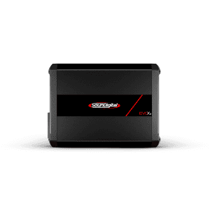 Autó erősítő SounDigital SD5000.1 EVOX2 2OHM, kiváló hangminőségű autóhifi rendszerhez.
