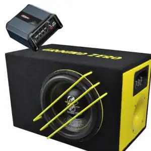 Széles basszus szett SounDigital SD800.1 EVO5.0 és Ground Zero GZRB 25SPL hangszóróval.