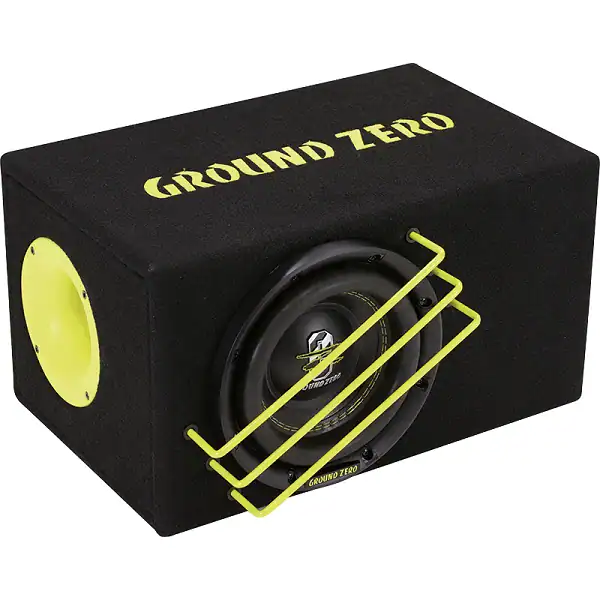 Sztereó mélynyomó szett SounDigital SD400.2 EVO5.0 és Ground Zero GZRB 20SPL, autóhangszórókhoz.